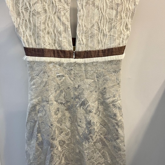 Signette gold and brown boutique dress size 4 - Picture 3 of 3